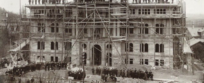 Richtfest des Gothaer Gebäudes im Jahr 1893